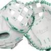 Rawlings 34'' Liberty Advanced Series Fastpitch Catcher's Mitt 2023 -DUCK Sporting Goods 23RAWALCS34CMPS1PBASA White Mint