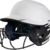 Rawlings Junior Mach Ice Softball Batting Helmet 1 Rawlings Junior Mach Ice Softball Batting Helmet -DUCK Sporting Goods 23RAWYJRMCHCSFTBLBTH White Black