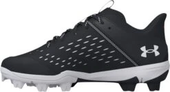Under Armour Kids' Leadoff RM Baseball Cleats -DUCK Sporting Goods 3025600 001 BlackWhite INS