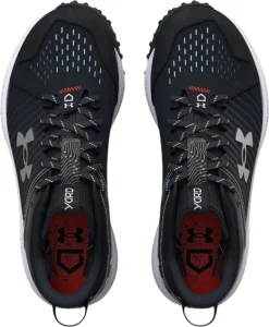 Under Armour Kids' Yard Turf Baseball Cleats -DUCK Sporting Goods 3025602 001 BlackWhite TOP