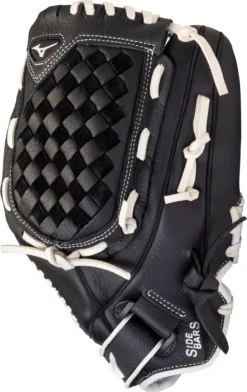 Mizuno 12'' Girls' Prospect Select Series Softball Glove 11 Mizuno 12'' Girls' Prospect Select Series Softball Glove -DUCK Sporting Goods 312825 BlackWhite SDER