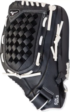 Mizuno 12.5'' Girls' Prospect Select Series Softball Glove -DUCK Sporting Goods 312855L BlackWhite SDER