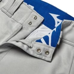 Mizuno Men's MVP Pro Baseball Pants -DUCK Sporting Goods 350591 9191 Grey DET alt4