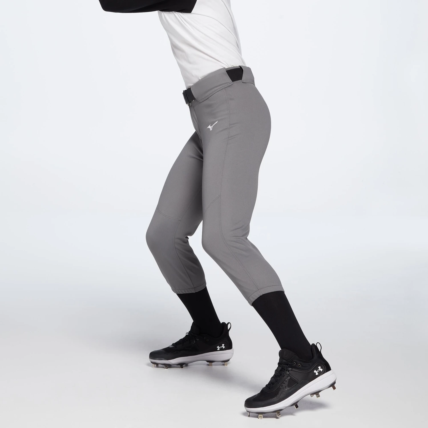 Mizuno Women's Belted Stretch Softball Pants 10 Mizuno Women's Belted Stretch Softball Pants - Image 8