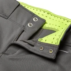 Mizuno Girls' Belted Stretch Softball Pants 17 Mizuno Girls' Belted Stretch Softball Pants -DUCK Sporting Goods 350783 929204 Charcoal DET