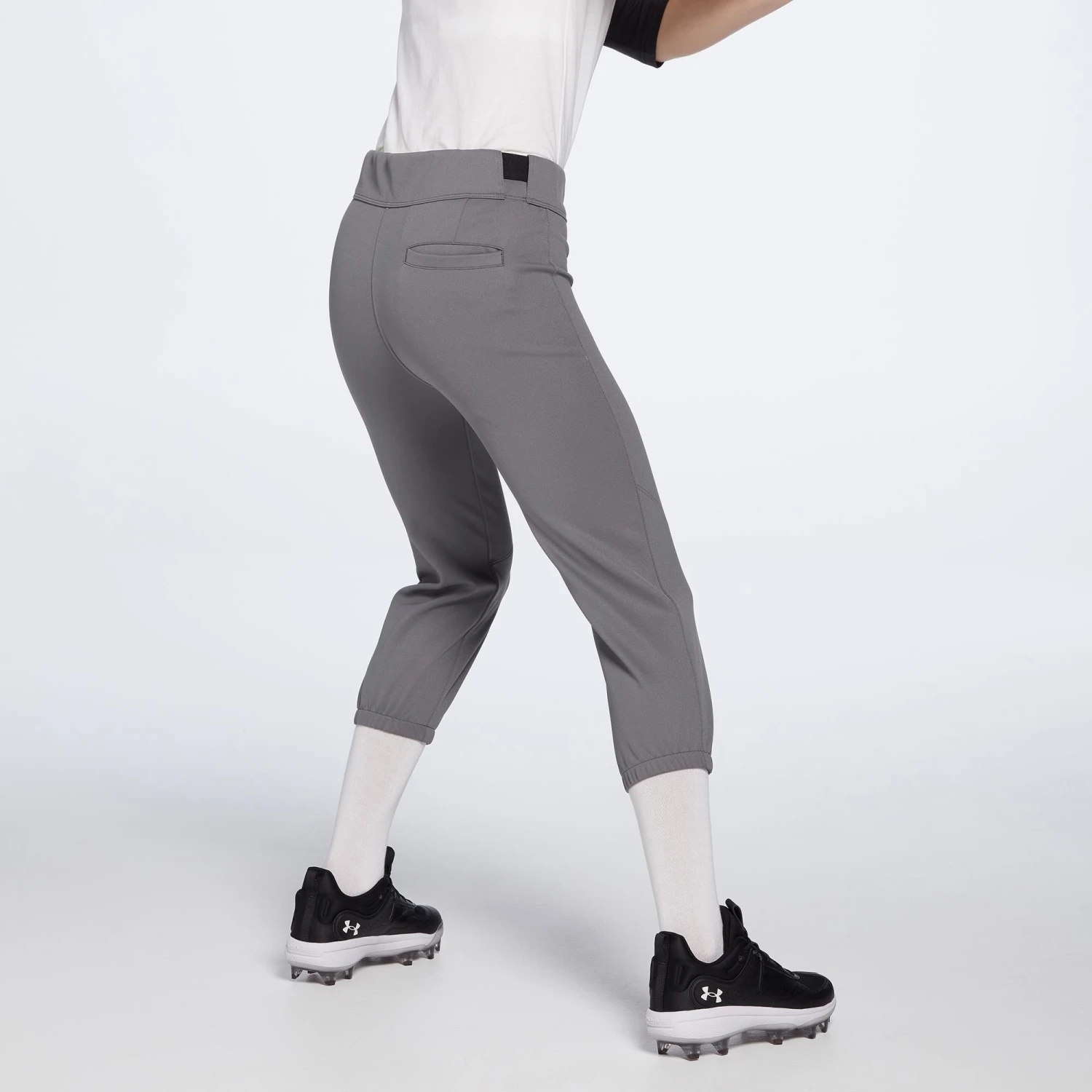 Mizuno Girls' Belted Stretch Softball Pants 12 Mizuno Girls' Belted Stretch Softball Pants - Image 10