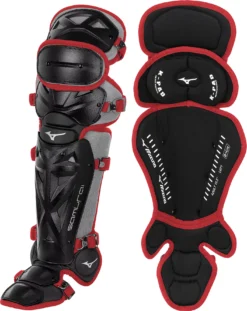 Mizuno Adult Samurai Catcher's Set -DUCK Sporting Goods 380417 901201 BlackCardinal FRTBCK