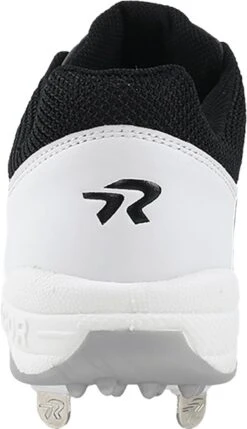 Ringor Women's Flite Metal Fastpitch Softball Cleats -DUCK Sporting Goods 3842 0406 BlackWhite BCK