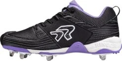 Ringor Women's FLITE Pitching Metal Fastpitch Softball Cleats 9 Ringor Women's FLITE Pitching Metal Fastpitch Softball Cleats -DUCK Sporting Goods 3842S FABO 1904 3842SNOFABO19 BLACKPUR INS