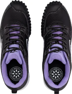 Ringor Women's FLITE Pitching Metal Fastpitch Softball Cleats 10 Ringor Women's FLITE Pitching Metal Fastpitch Softball Cleats -DUCK Sporting Goods 3842S FABO 1904 3842SNOFABO19 BLACKPUR TOP