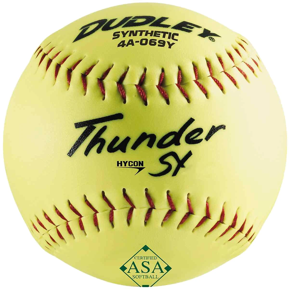 Dudley 12” ASA Thunder SY Slowpitch Softballs - 6 Pack 4 Dudley 12” ASA Thunder SY Slowpitch Softballs - 6 Pack - Image 2