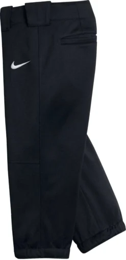 Nike Girls' Diamond Invader ¾ Length Softball Pants -DUCK Sporting Goods 812574 010 Black SDE alt1