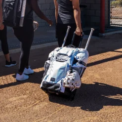 Easton Jen Schro Softball Catcher's Wheeled Bag 11 Easton Jen Schro Softball Catcher's Wheeled Bag -DUCK Sporting Goods A159058WH 8071912 White DET alt2