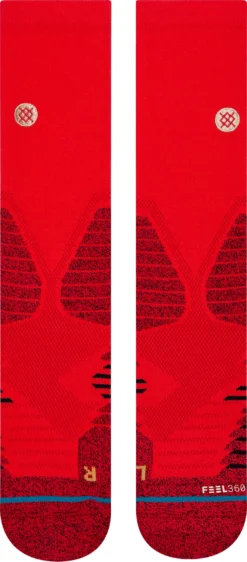 Stance Adult Performance Crew Socks -DUCK Sporting Goods A557A20IHC Red LDF