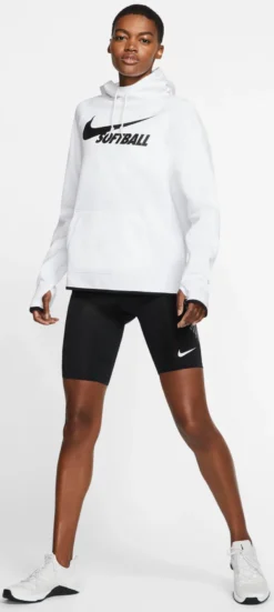Nike Women's Dri-FIT Softball Slider Shorts 11 Nike Women's Dri-FIT Softball Slider Shorts -DUCK Sporting Goods AV6633 010 TMBlackTMWhite MODFRT alt1
