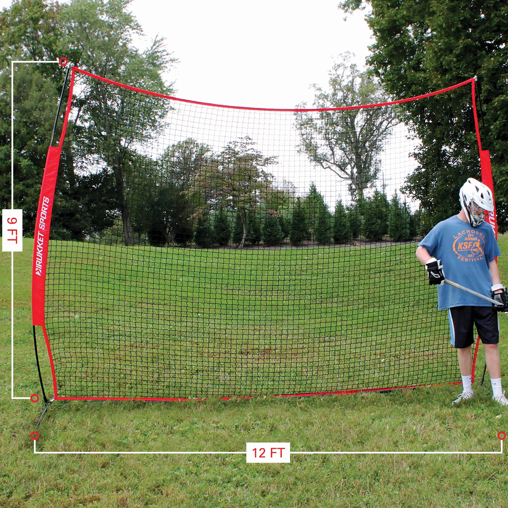 Rukket Sports 12' X 9' Multi-Sport Barrier Net 6 Rukket Sports 12' X 9' Multi-Sport Barrier Net - Image 4