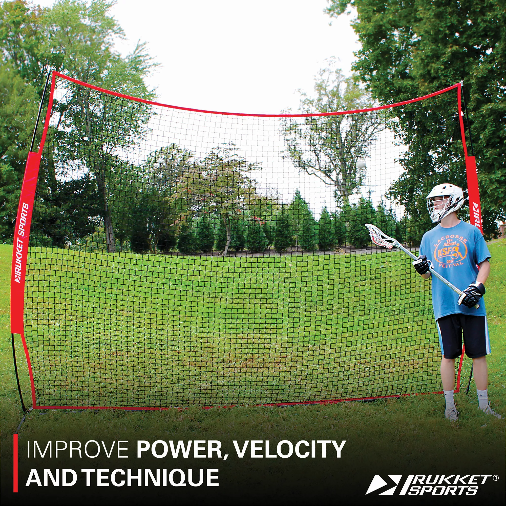 Rukket Sports 12' X 9' Multi-Sport Barrier Net 7 Rukket Sports 12' X 9' Multi-Sport Barrier Net - Image 5