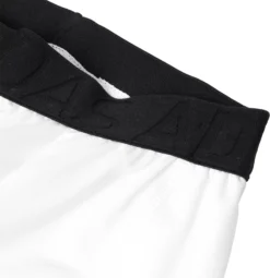 Adidas Boys' Triple Stripe Sliding Shorts W/ Cup 14 Adidas Boys' Triple Stripe Sliding Shorts W/ Cup -DUCK Sporting Goods BBA12021 White DET alt3