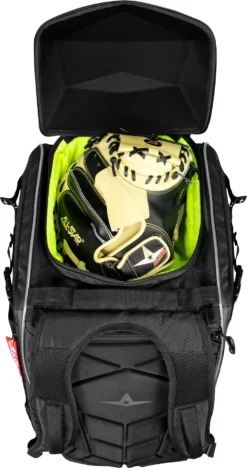 All-Star MVP Pro Series Dual Hybrid Catcher's Bat Pack 16 All-Star MVP Pro Series Dual Hybrid Catcher's Bat Pack -DUCK Sporting Goods BBCBP BBCPB Black TOP
