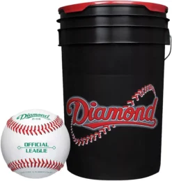 Diamond D-OB Official League Practice Bucket Of 30 Baseballs -DUCK Sporting Goods BKTBD OB30 NOCOLOR DET