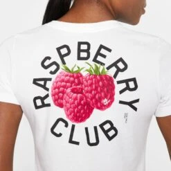 Nike Women's "RASPBERRY CLUB" Dri-FIT Cotton Softball T-Shirt 12 Nike Women's "RASPBERRY CLUB" Dri-FIT Cotton Softball T-Shirt -DUCK Sporting Goods CD7964 100 White MODDET