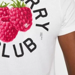 Nike Women's "RASPBERRY CLUB" Dri-FIT Cotton Softball T-Shirt 13 Nike Women's "RASPBERRY CLUB" Dri-FIT Cotton Softball T-Shirt -DUCK Sporting Goods CD7964 100 White MODDET alt1