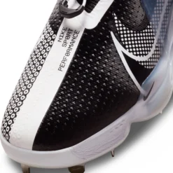 Nike Men's Force Zoom Trout 7 Metal Baseball Cleats -DUCK Sporting Goods CI3134 005 WhiteBlack DET