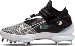 Nike Men's Force Zoom Trout 7 Metal Baseball Cleats -DUCK Sporting Goods CI3134 005 WhiteBlack INS