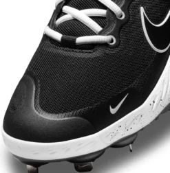 Nike Men's Alpha Huarache Elite 3 Metal Baseball Cleats -DUCK Sporting Goods CK0746 010 BlackBlack DET