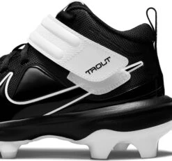 Nike Kids' Force Trout 7 Pro MCS Baseball Cleats -DUCK Sporting Goods CQ7643 005 BlackWhite DET alt1