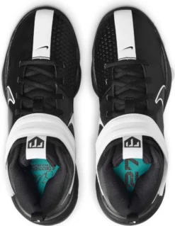 Nike Kids' Force Trout 7 Pro MCS Baseball Cleats -DUCK Sporting Goods CQ7643 005 BlackWhite TOP