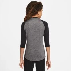 Nike Boys' Baseball Pro Cool Raglan Tee -DUCK Sporting Goods CT2682 066 BlackGrey MODBCK