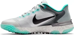 Nike Women's Alpha Huarache Elite 3 Turf Softball Shoes 12 Nike Women's Alpha Huarache Elite 3 Turf Softball Shoes -DUCK Sporting Goods CU8403 003 GreyBlack INS