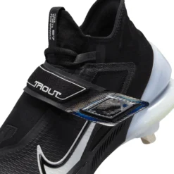 Nike Men's Force Zoom Trout 8 Elite Metal Baseball Cleats -DUCK Sporting Goods CZ5913 010 BlackGrey DET alt3