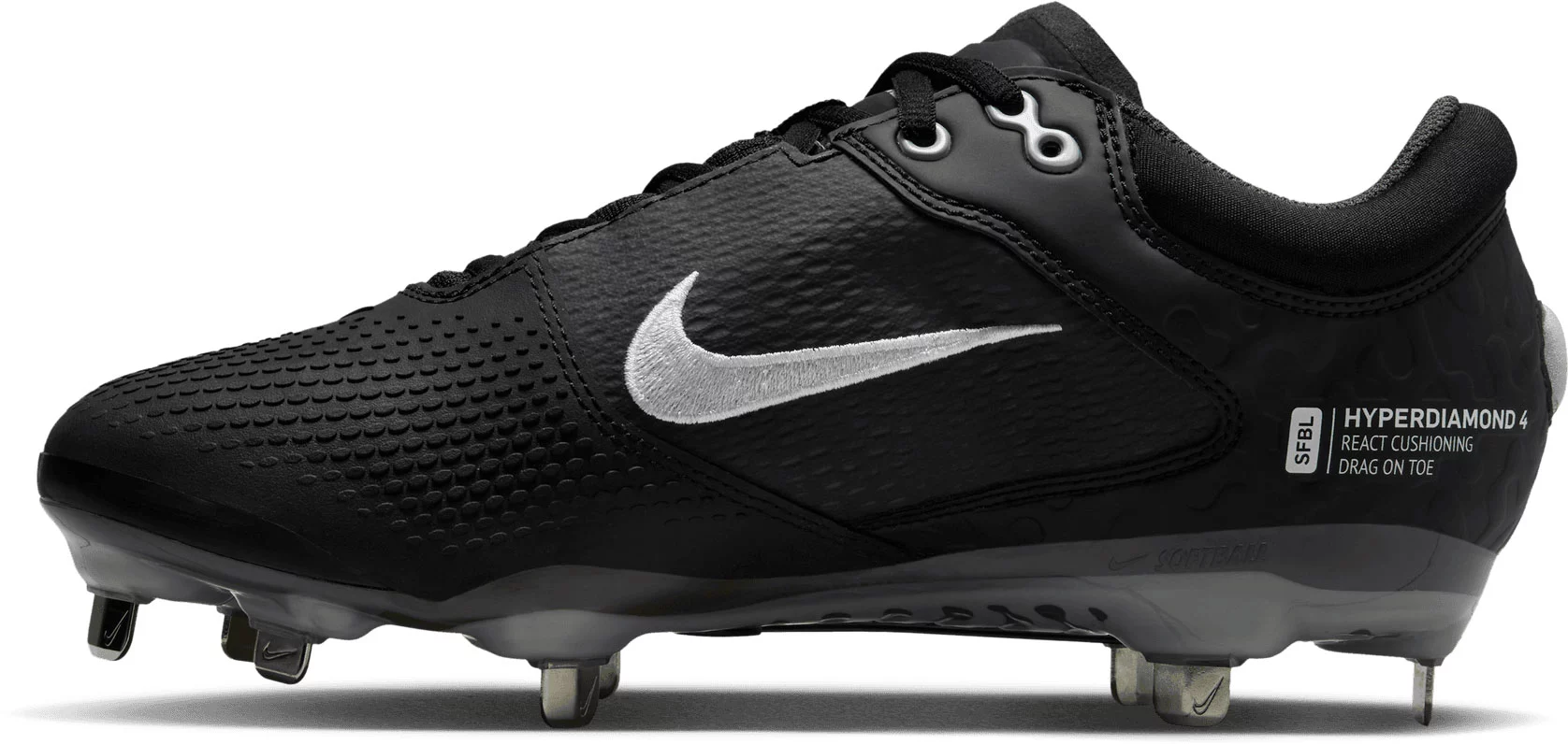 Nike Women's Hyperdiamond 4 Elite Metal Fastpitch Softball Cleats 5 Nike Women's Hyperdiamond 4 Elite Metal Fastpitch Softball Cleats - Image 3