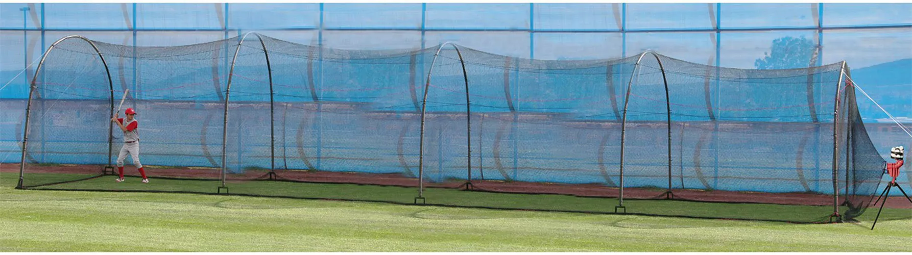 Heater Deuce 75 Pitching Machine W/ Xtender 36' Batting Cage 5 Heater Deuce 75 Pitching Machine W/ Xtender 36' Batting Cage - Image 3