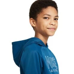 Nike Boys Therma-FIT Baseball Hoodie -DUCK Sporting Goods DC8387 476 CourtBlue DET