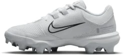 Nike Women's Hyperdiamond 4 Pro MCS Softball Cleats 8 Nike Women's Hyperdiamond 4 Pro MCS Softball Cleats -DUCK Sporting Goods DC8990 102 WhiteGrey INS