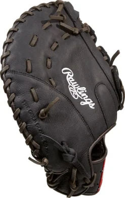 Rawlings 12.5'' Premium Series First Base Mitt -DUCK Sporting Goods DICD125BWFBRZ DICD125BWFB30 Black SDEL