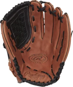 Rawlings 14'' Premium Series Slowpitch Glove 9 Rawlings 14'' Premium Series Slowpitch Glove -DUCK Sporting Goods DICD140BDBRZ DICD140BDB30 Brown PALM