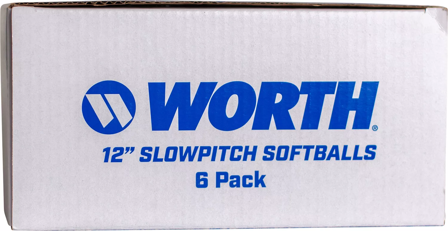 Worth 12" USA Hot Dot Slowpitch Softballs - 6 Pack 7 Worth 12" USA Hot Dot Slowpitch Softballs - 6 Pack - Image 5