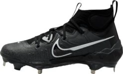 Nike Men's Alpha Huarache NXT Metal Baseball Cleats -DUCK Sporting Goods DJ6517 010 BlackGrey INS