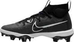 Nike Men's Alpha Huarache NXT TPU Baseball Cleats 8 Nike Men's Alpha Huarache NXT TPU Baseball Cleats -DUCK Sporting Goods DJ6519 010 BlackGrey INS