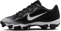 Nike Kids' Alpha Huarache Keystone 4 RM Baseball Cleats -DUCK Sporting Goods DJ6525 011 BlackGrey INS