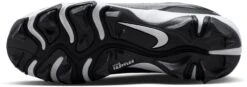 Nike Kids' Alpha Huarache Keystone 4 RM Baseball Cleats -DUCK Sporting Goods DJ6525 011 BlackGrey SOLE