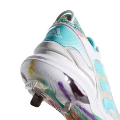 Adidas Women's Purehustle 2 Elite Dripped-Out Metal Fastpitch Softball Cleats -DUCK Sporting Goods FZ0321 WhiteBlue DET