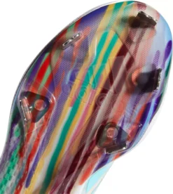 Adidas Women's Purehustle 2 Elite Dripped-Out Metal Fastpitch Softball Cleats -DUCK Sporting Goods FZ0321 WhiteBlue DET alt1