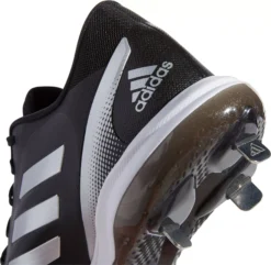 Adidas Women's Purehustle 2 Metal Fastpitch Softball Cleats -DUCK Sporting Goods H00984 BlackSilver DET alt1
