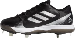 Adidas Women's Purehustle 2 Metal Fastpitch Softball Cleats -DUCK Sporting Goods H00984 BlackSilver INS