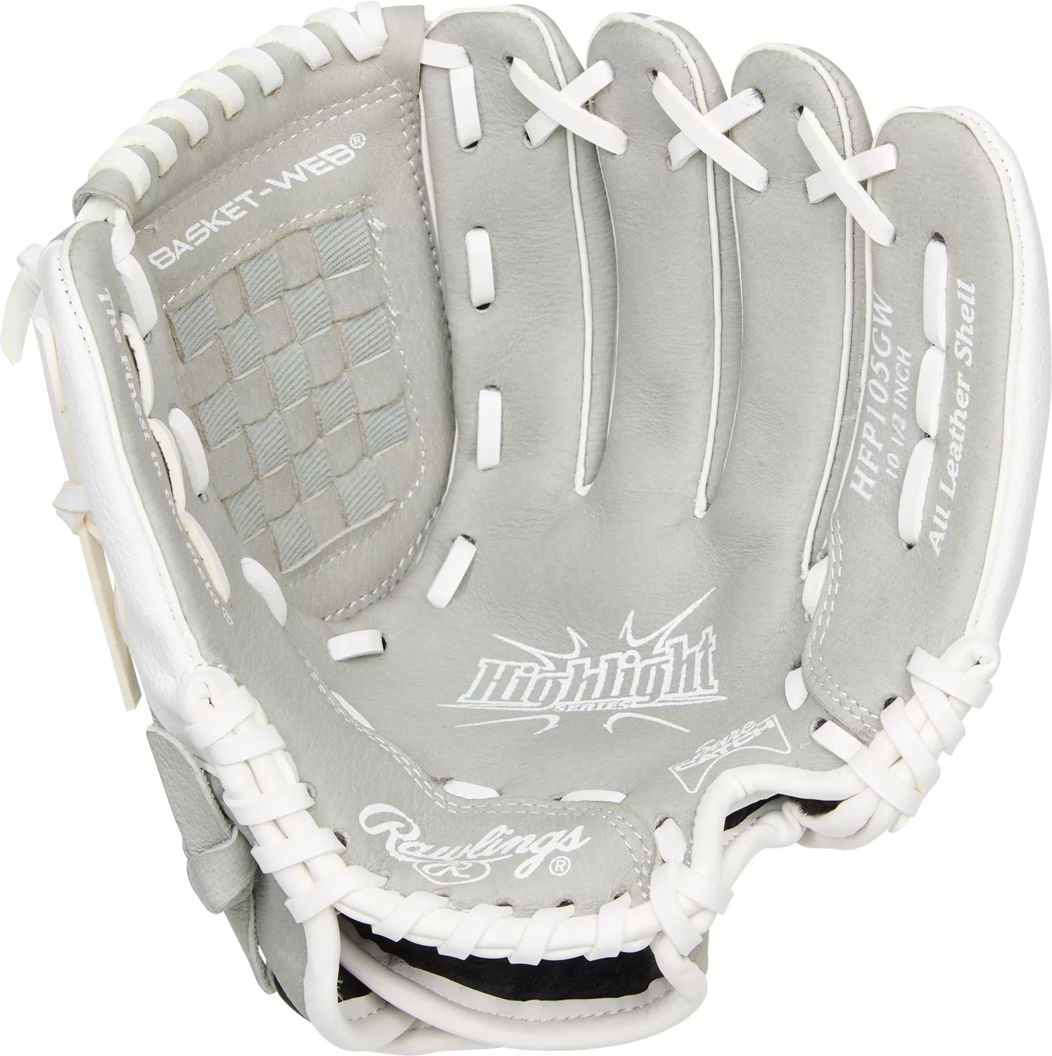 Rawlings 10.5'' Girls' Highlight Series Softball Glove 6 Rawlings 10.5'' Girls' Highlight Series Softball Glove - Image 4